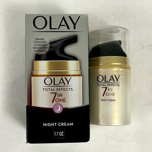 Olay Total Effects Night Firming Facial Moisturizer Treatment 1.7 Fl Oz,